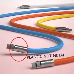 120W Fast Cable 3 in 1 USB Charging Cord Liquid Silicone Universal Cable