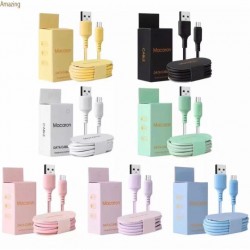 Original Jcam Shop Macaron Micro USB Fast Data Charging Cable Cord Android/IOS/TypeC Strong Current