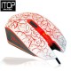 T1 Gaming Mouse Optical Mouse 1300 DPI Led Mouse Optical USB Wired 7 LED color