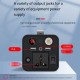 Portable outdoor power supply 220V/85000mAh 300W Peak 1000W Emergency power treatment equipment laptops mobile phones and other electronic devices charging treasure outdoor camping outdoor live emergency power